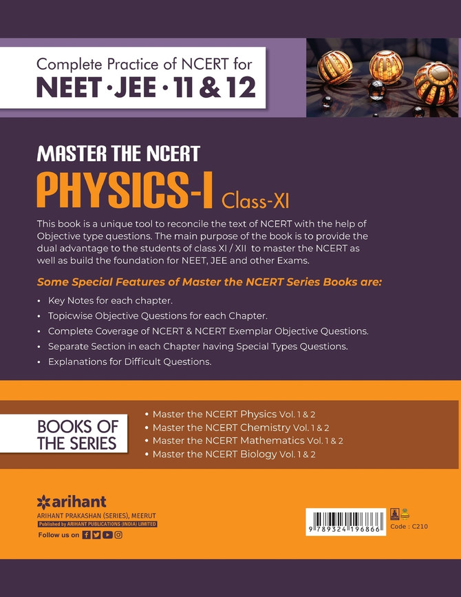 Master The NCERT Physics Vol-1 (E)