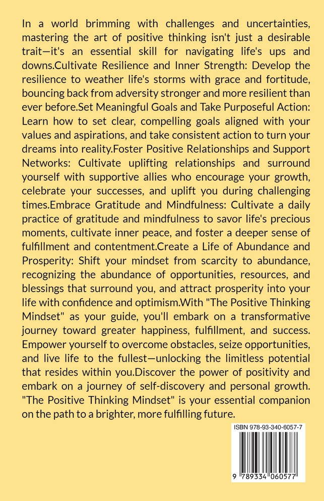 The Positive Thinking Mindset