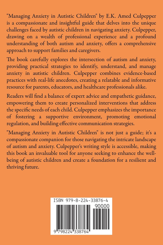 Managing Anxiety in Autistic Children