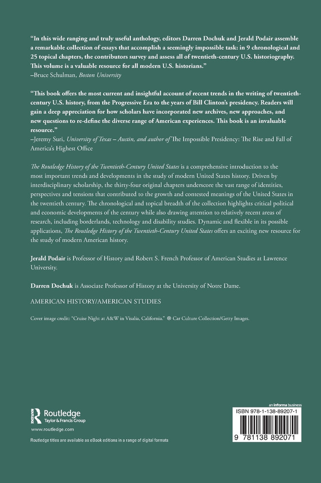 The Routledge History of the Twentieth-Century United States