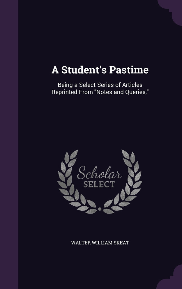 A Student's Pastime