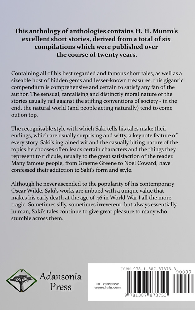 The Complete Short Stories of Saki