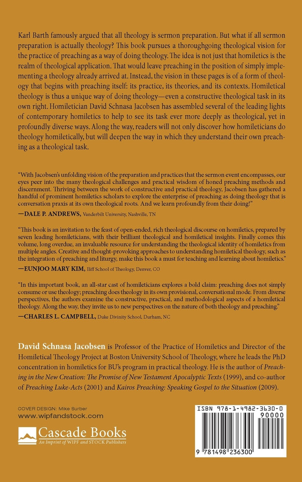 Homiletical Theology