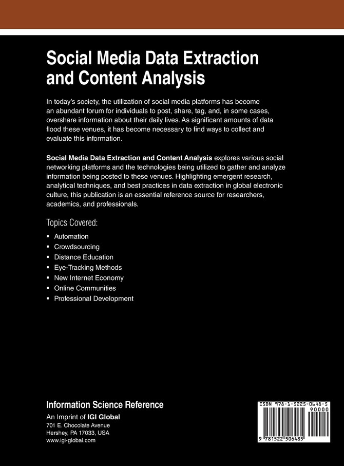 Social Media Data Extraction and Content Analysis