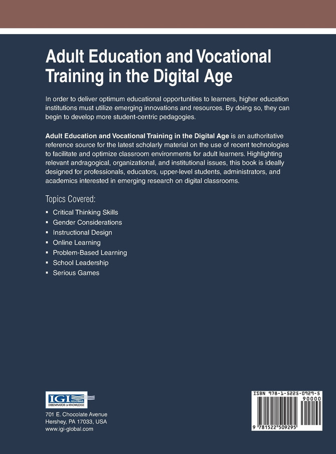 Adult Education and Vocational Training in the Digital Age