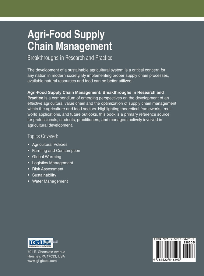 Agri-Food Supply Chain Management