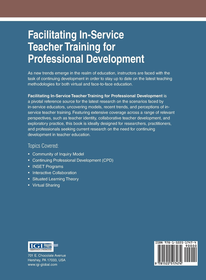 Facilitating In-Service Teacher Training for Professional Development