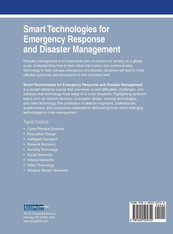 Smart Technologies for Emergency Response and Disaster Management
