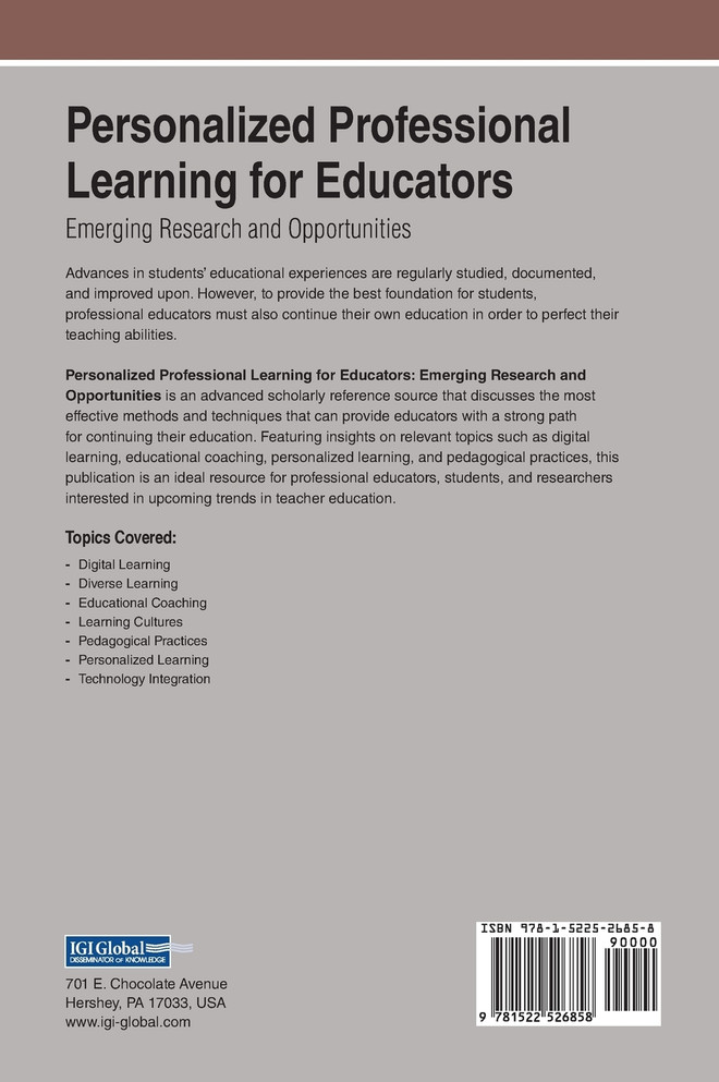 Personalized Professional Learning for Educators