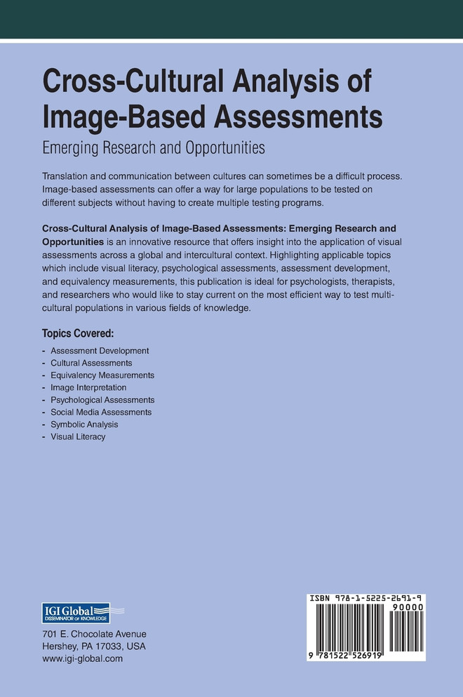 Cross-Cultural Analysis of Image-Based Assessments