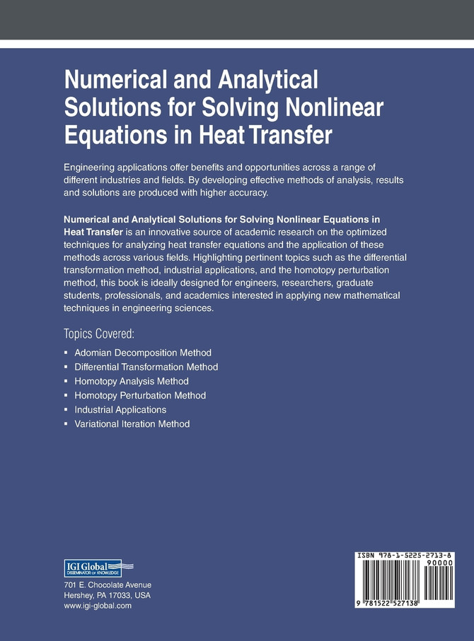 Numerical and Analytical Solutions for Solving Nonlinear Equations in Heat Transfer