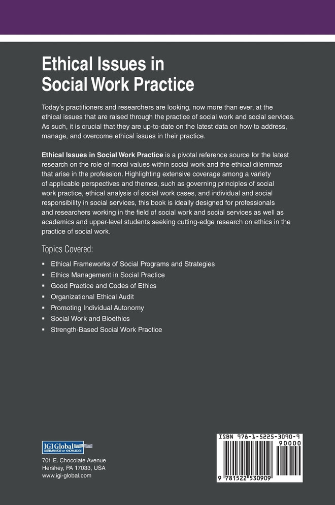 Ethical Issues in Social Work Practice