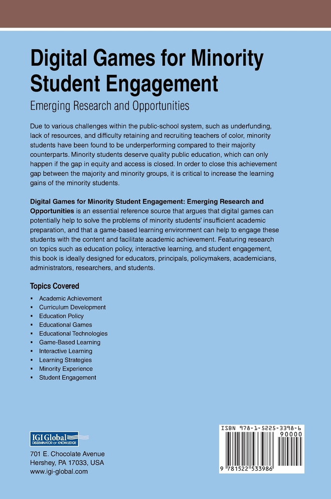 Digital Games for Minority Student Engagement