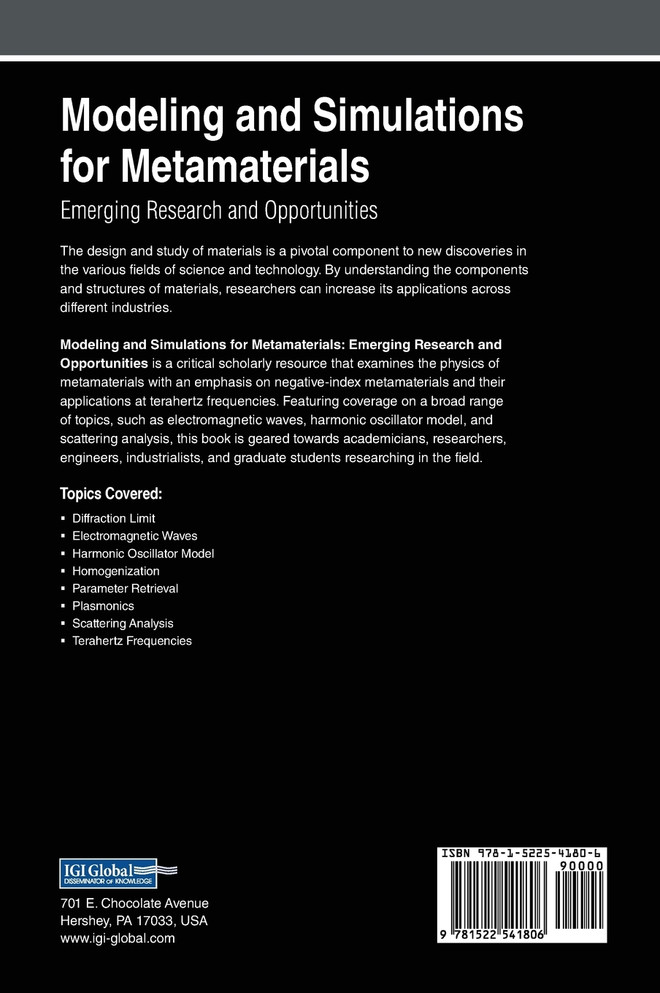 Modeling and Simulations for Metamaterials