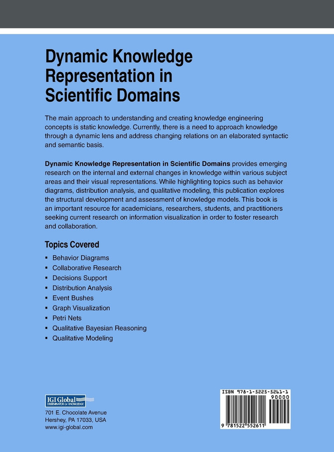 Dynamic Knowledge Representation in Scientific Domains