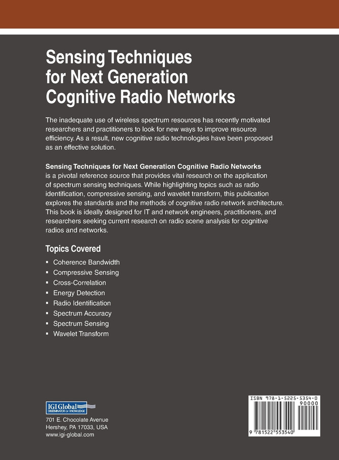 Sensing Techniques for Next Generation Cognitive Radio Networks
