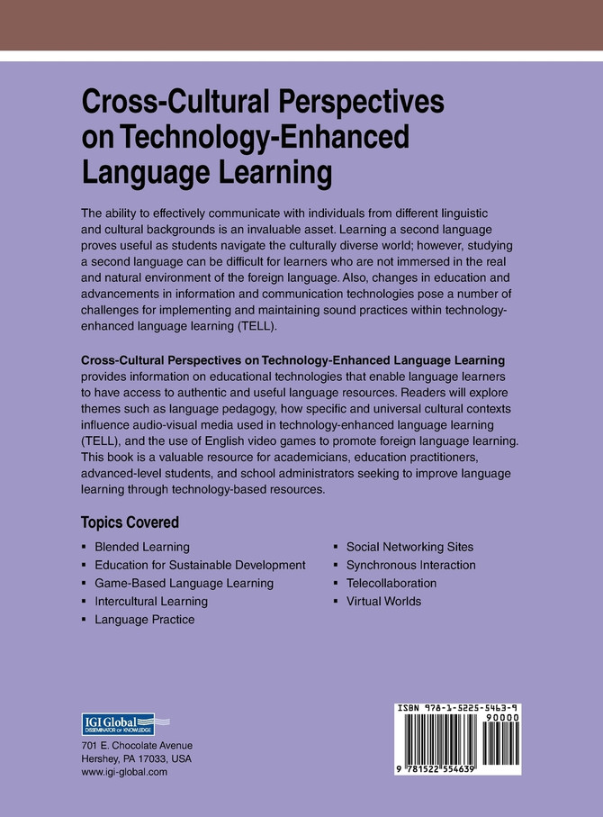 Cross-Cultural Perspectives on Technology-Enhanced Language Learning
