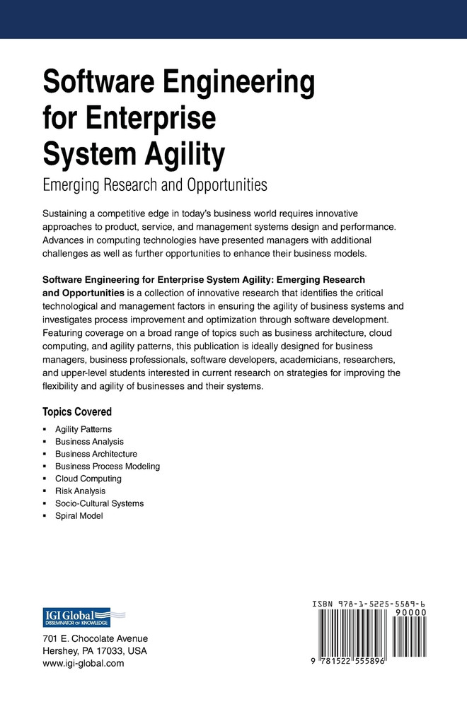 Software Engineering for Enterprise System Agility
