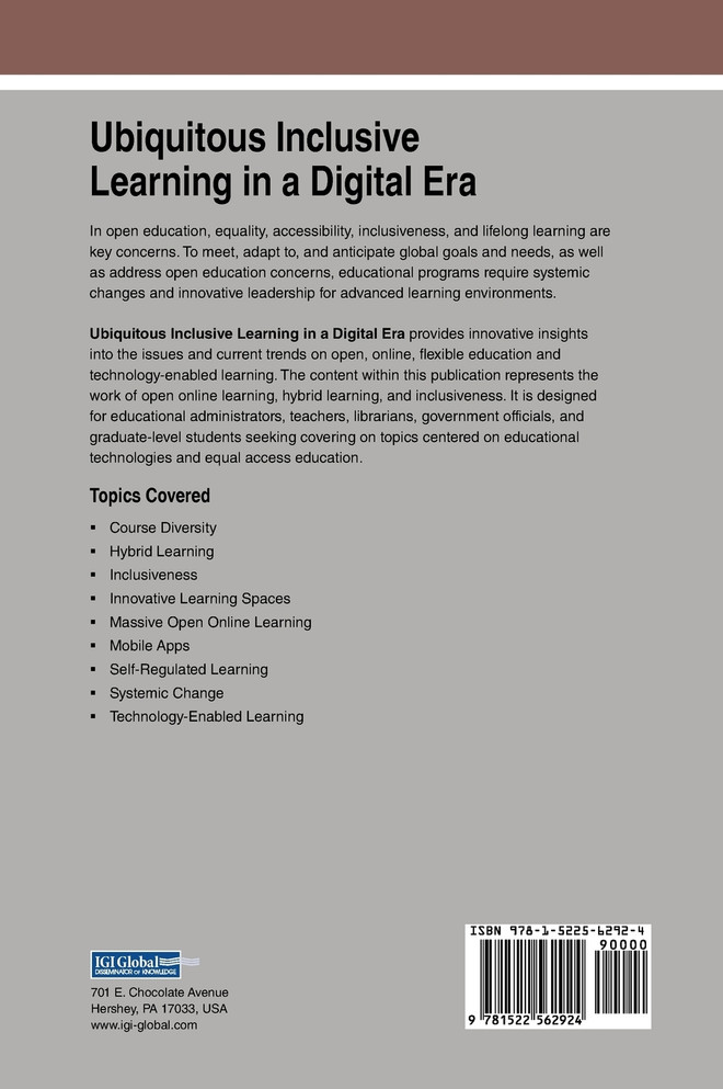 Ubiquitous Inclusive Learning in a Digital Era