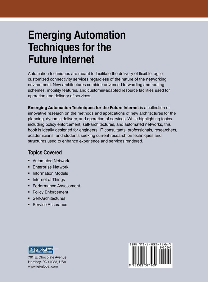 Emerging Automation Techniques for the Future Internet