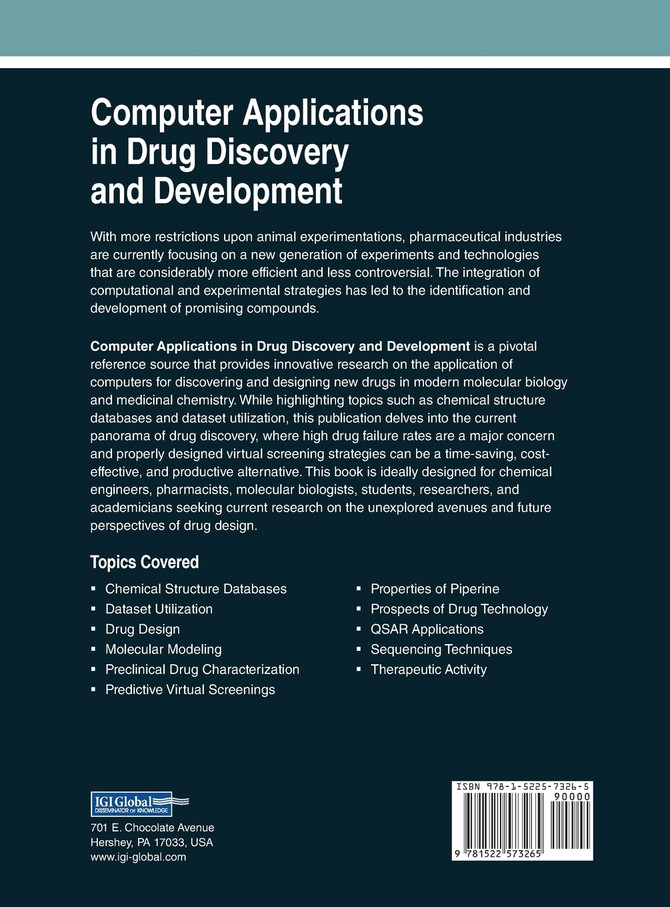 Computer Applications in Drug Discovery and Development