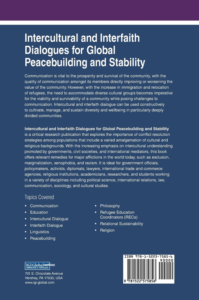 Intercultural and Interfaith Dialogues for Global Peacebuilding and Stability