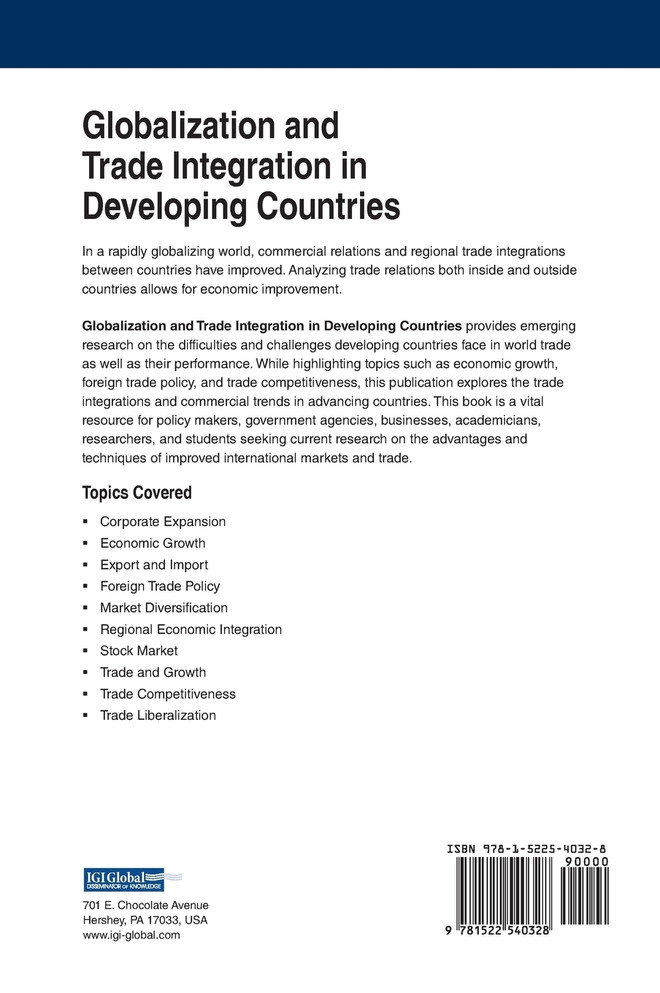 Globalization and Trade Integration in Developing Countries