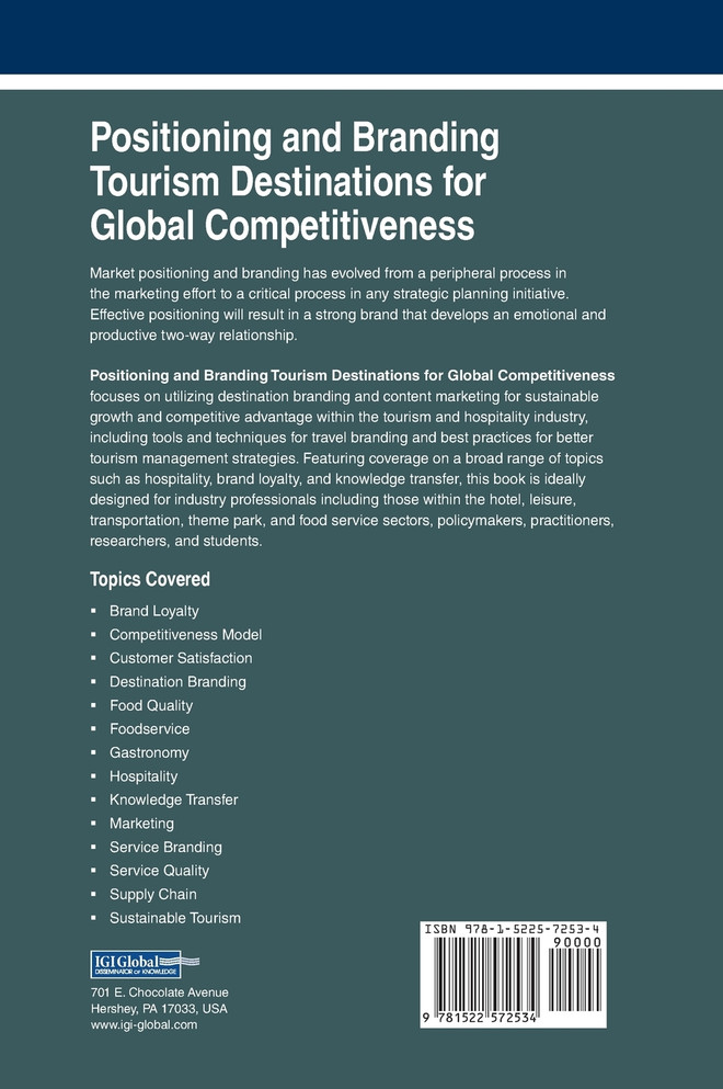 Positioning and Branding Tourism Destinations for Global Competitiveness