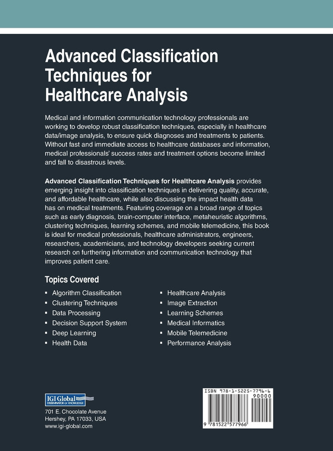 Advanced Classification Techniques for Healthcare Analysis