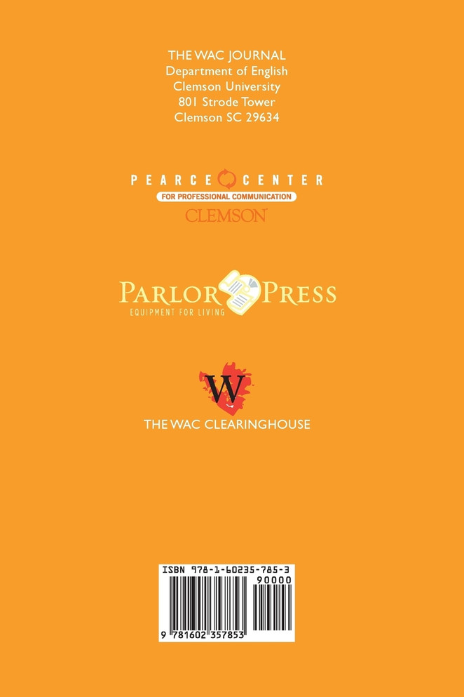 The WAC Journal 26 (Fall 2015)