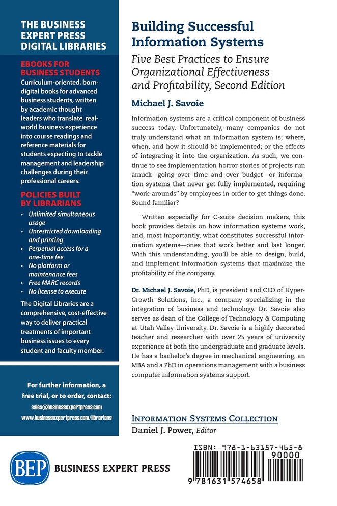 Building Successful Information Systems