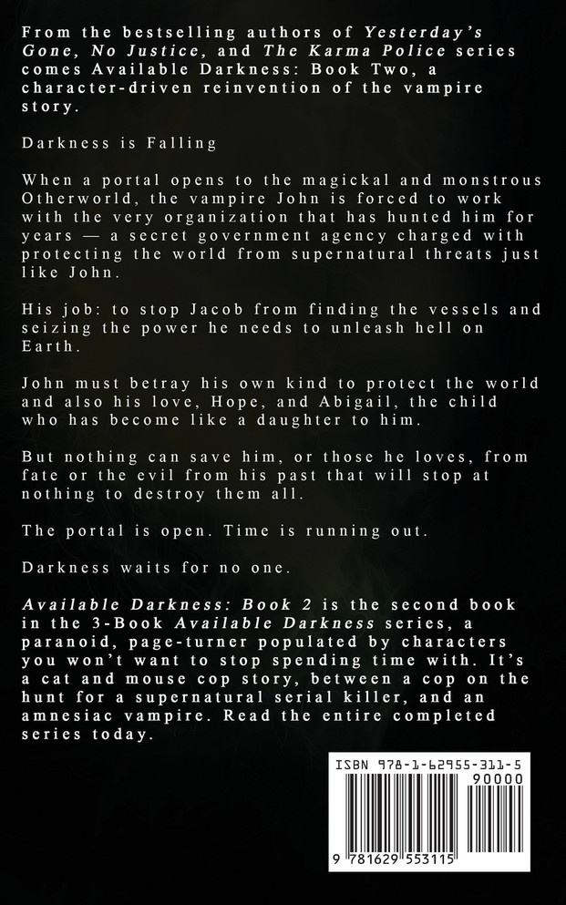 Available Darkness Book Two
