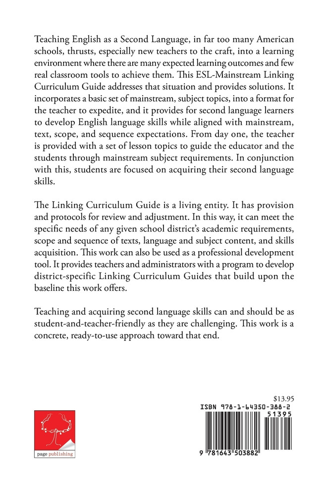 The E.S.L Mainstream Linking Curriculum Guide (Grades 1-8)