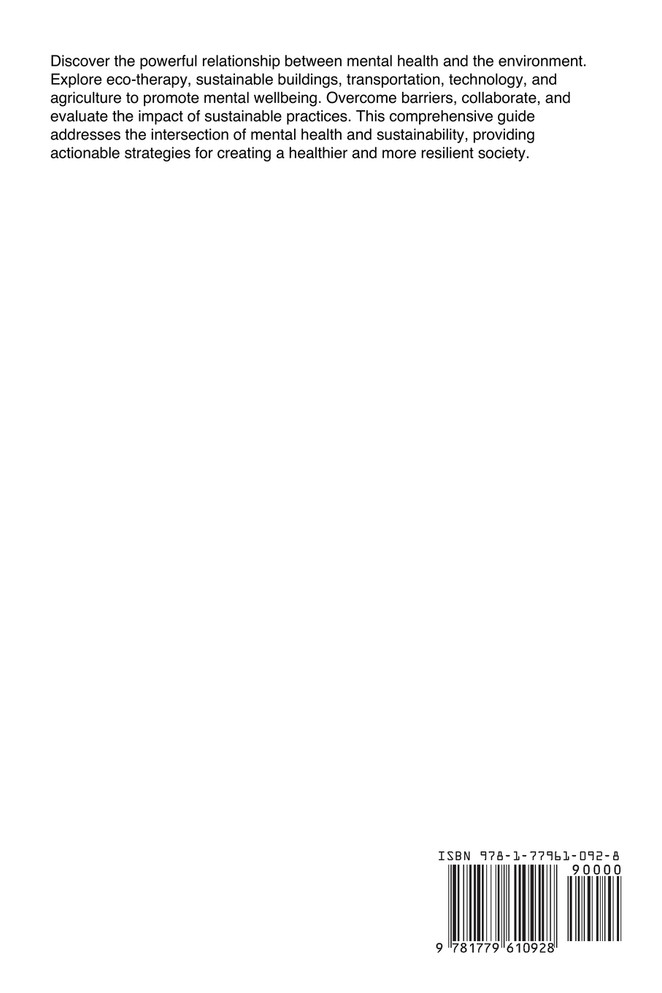 Mental Health Meets Sustainable Practices