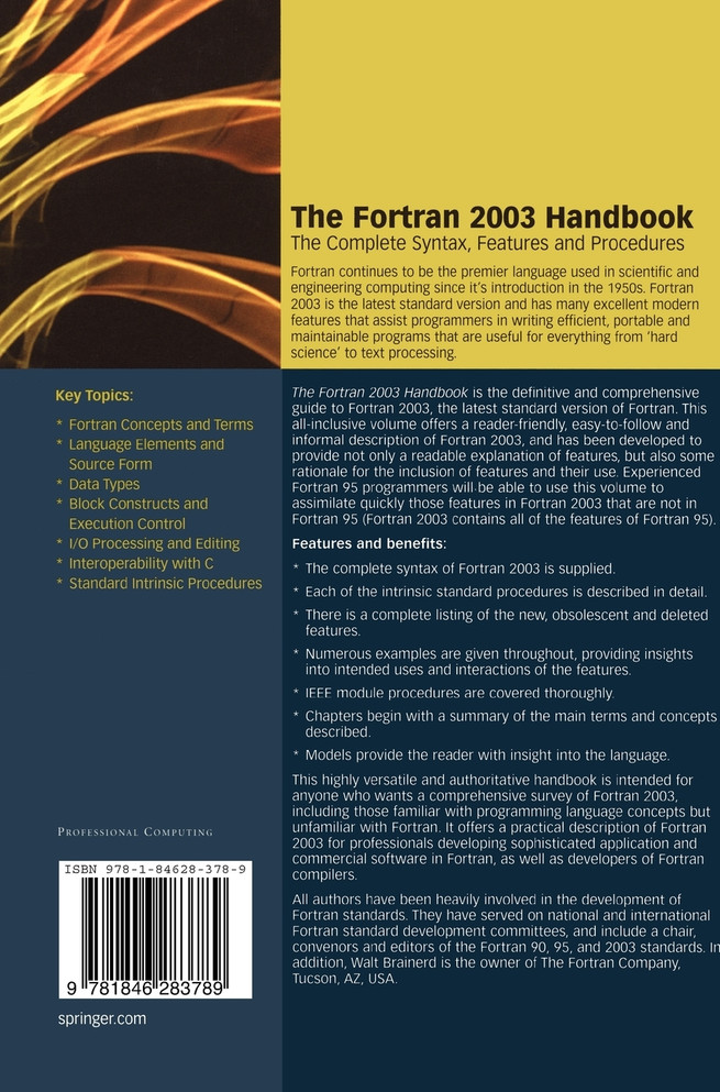 The FORTRAN 2003 Handbook