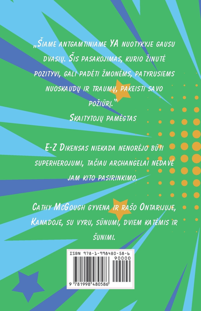 E-Z DICKENS SUPERHEROJUS PIRMOJI IR ANTROJI KNYGOS LITHUANIAN EDITION