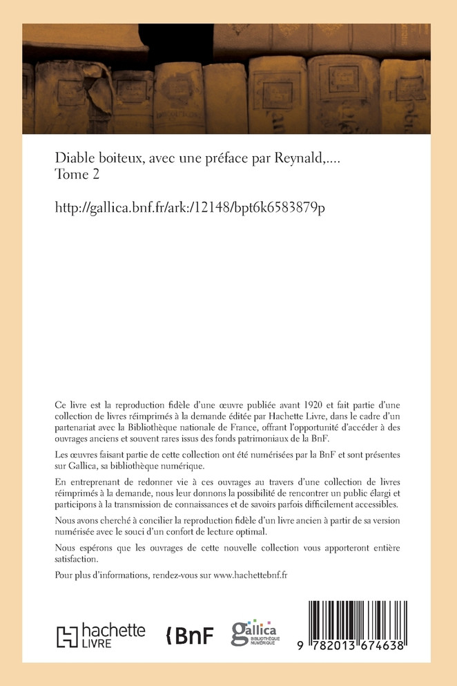 Diable boiteux, avec une préface Tome 2
