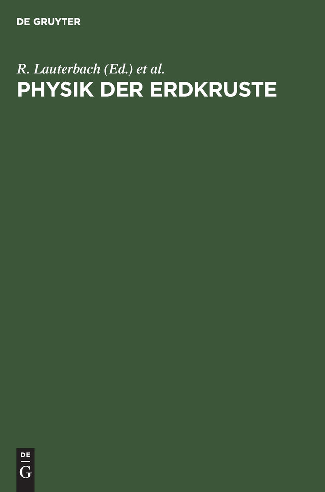 Physik der Erdkruste