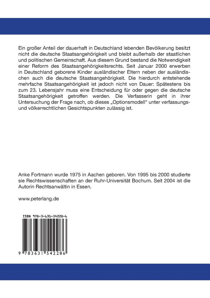 Mehrfache Staatsangehoerigkeit