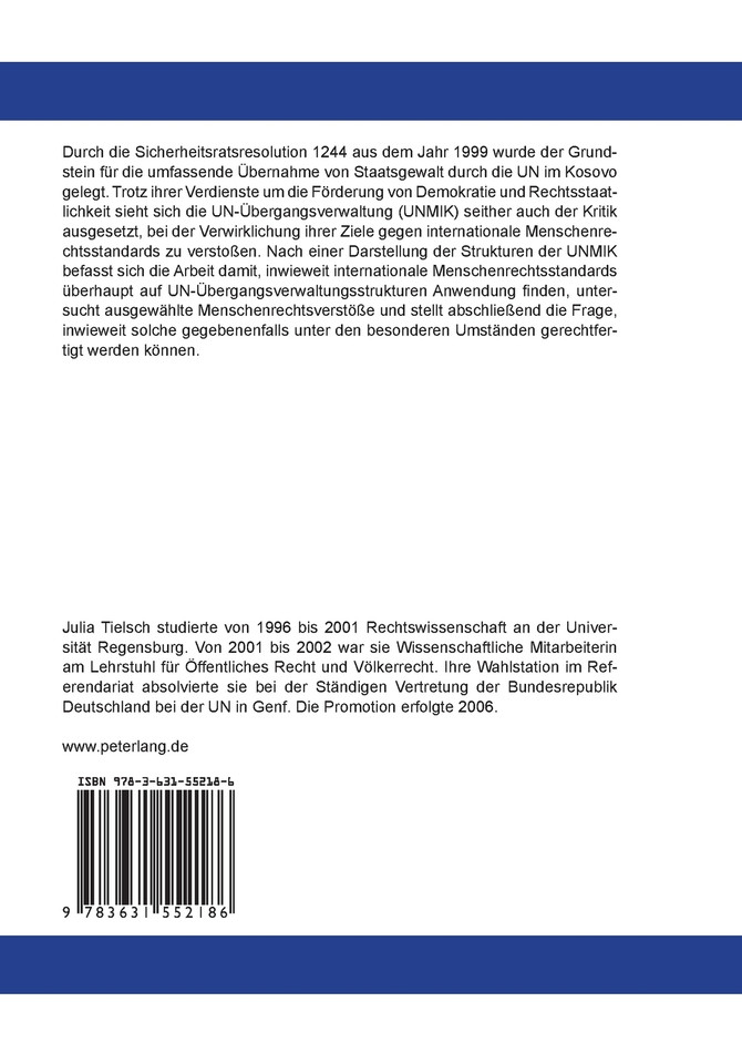 UN-Verwaltung und Menschenrechte