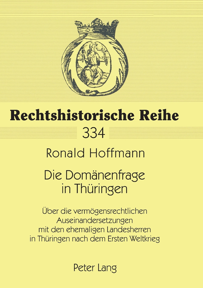 Die Domaenenfrage in Thueringen