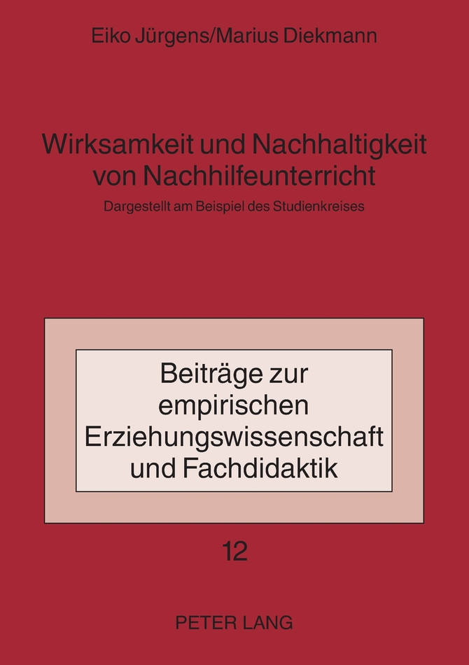 Wirksamkeit und Nachhaltigkeit von Nachhilfeunterricht