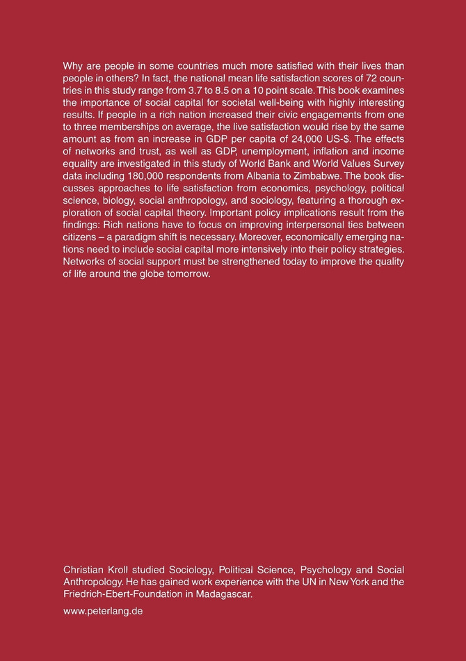 Social Capital and the Happiness of Nations