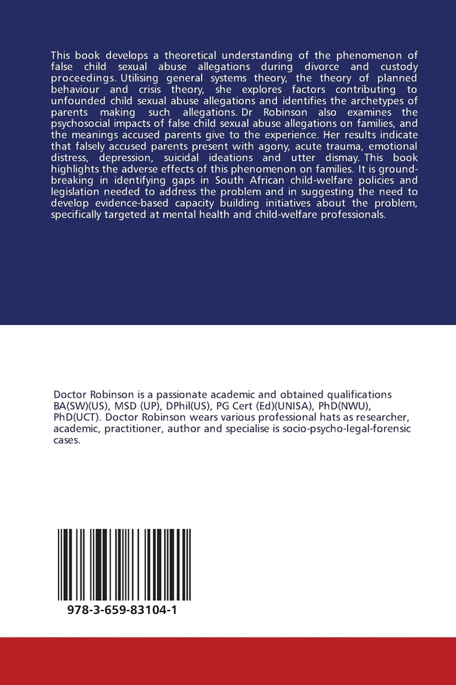 False allegations of child sexual abuse in divorce proceedings