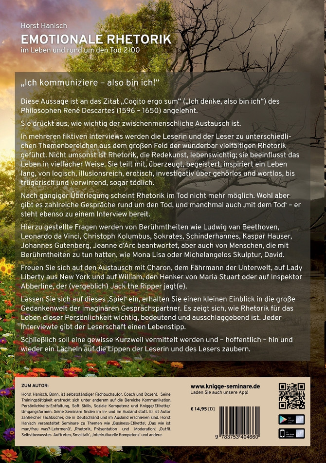 Emotionale Rhetorik im Leben und rund um den Tod 2100