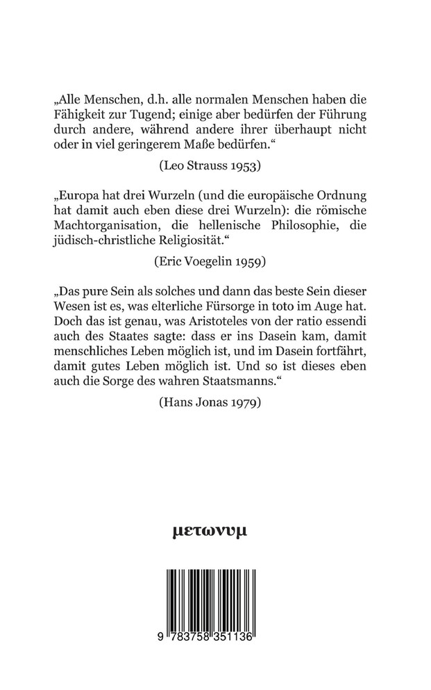 Konservative politische Philosophie