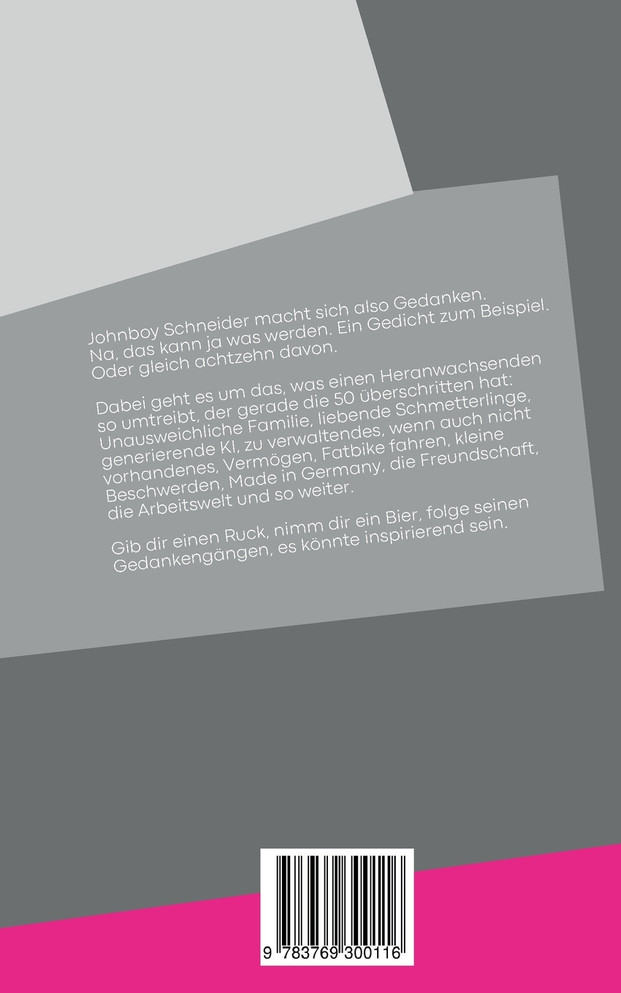 Ich mach mir so meine Gedanken