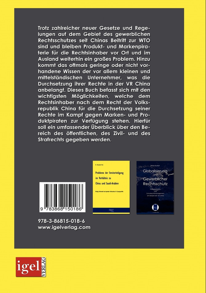 Marken- und Produktpiraterie in der VR China