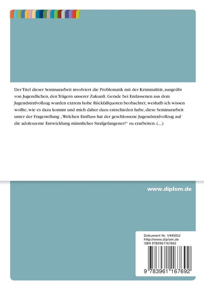 Jugendstrafvollzug in Baden-Württemberg