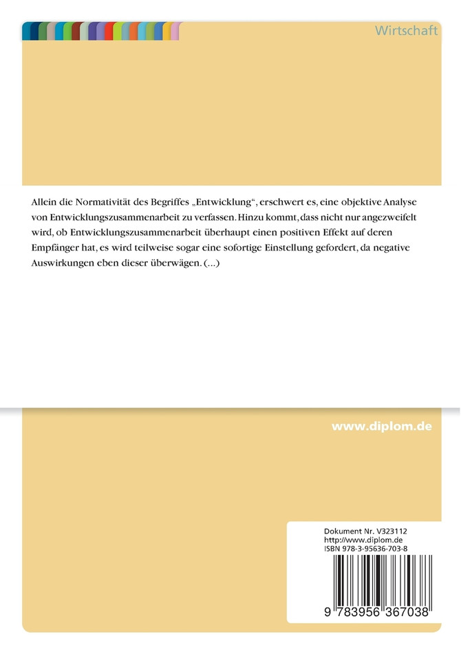 Analyse deutscher Entwicklungszusammenarbeit mit Afrika